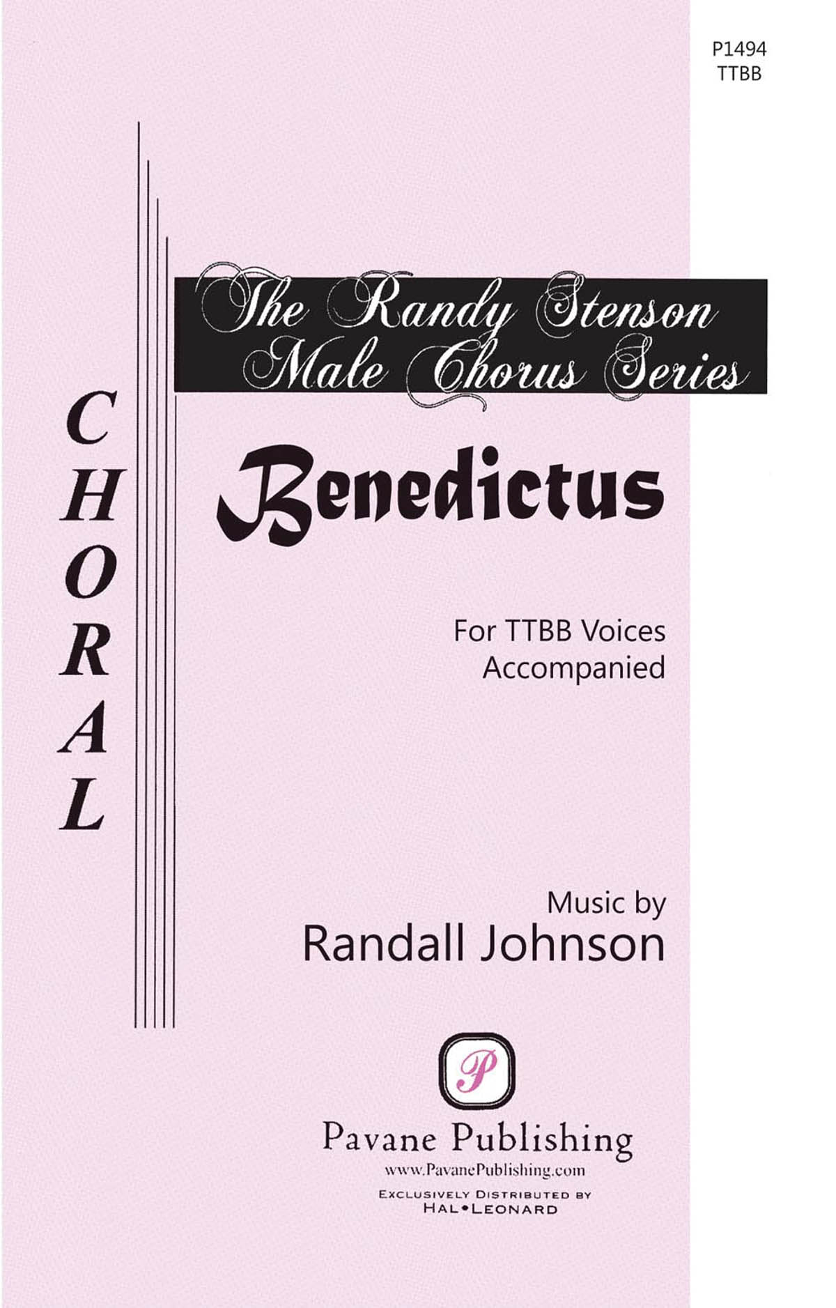Randall Johnson: Benedictus: Lower Voices a Cappella: Vocal Score