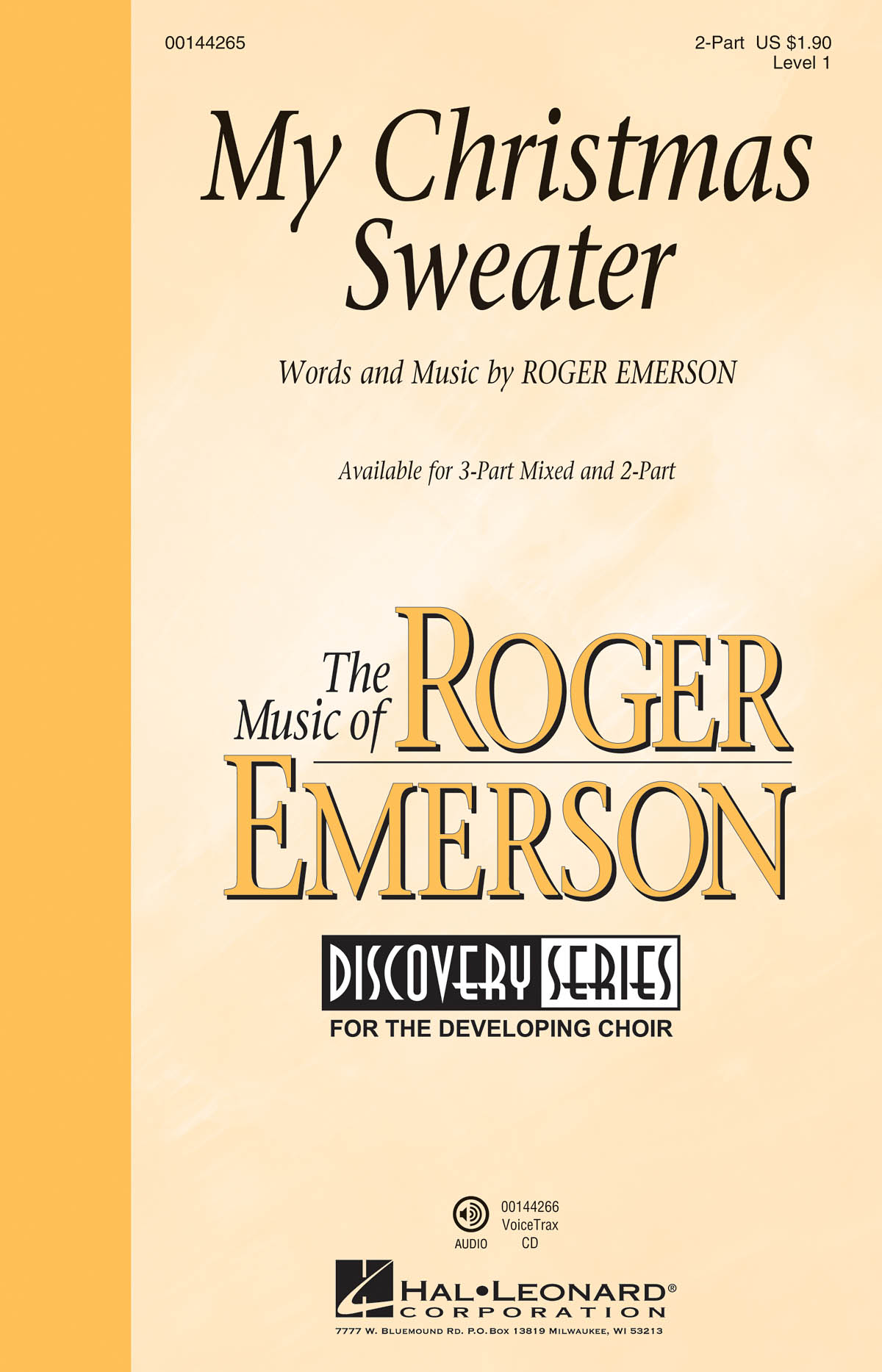 Roger Emerson: My Christmas Sweater: Mixed Choir a Cappella: Vocal Score