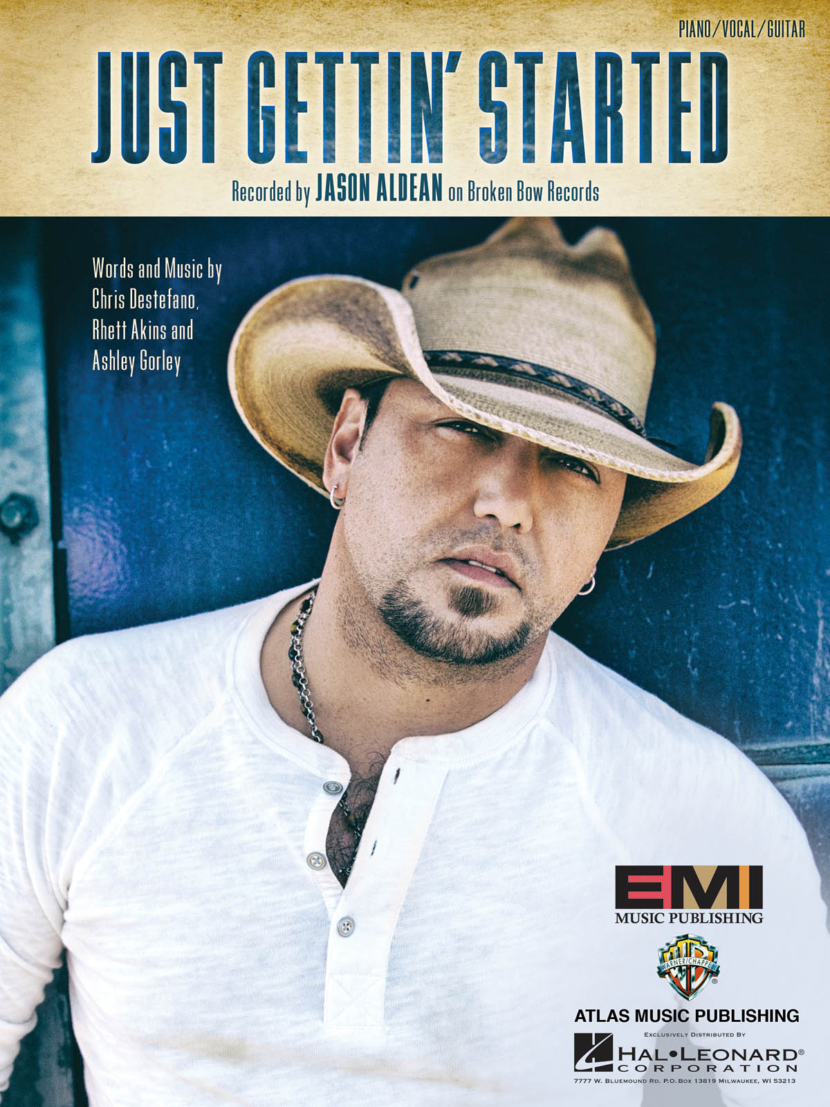 Jason Aldean: Just Gettin' Started: Vocal and Piano: Single Sheet
