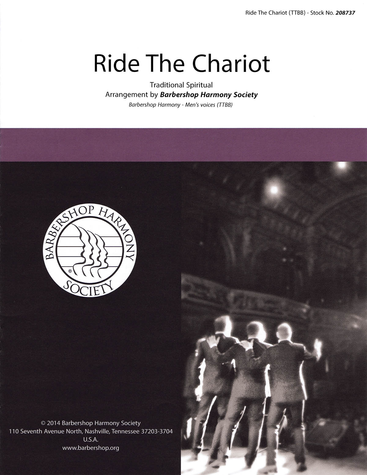 Ride the Chariot: Lower Voices a Cappella: Vocal Score