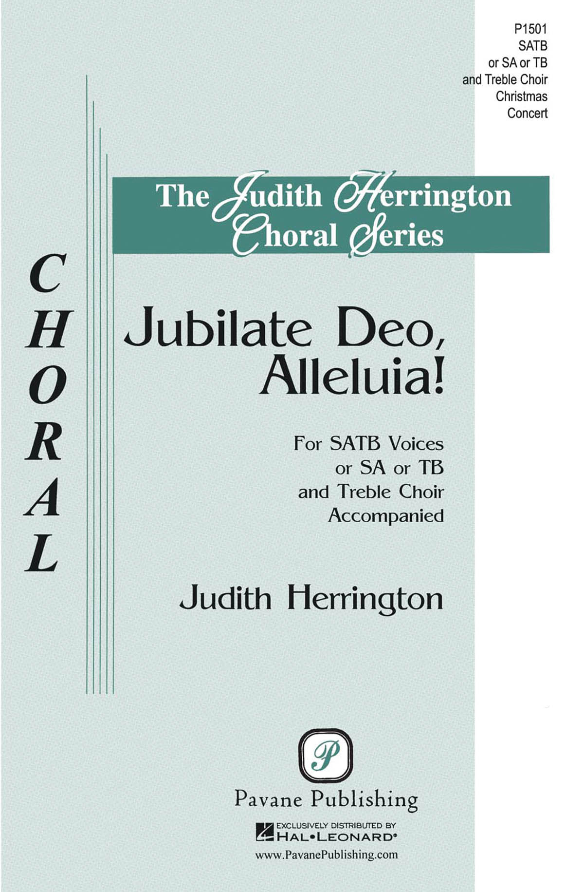 Judith Herrington: Jubilate Deo  Alleluia!: Mixed Choir a Cappella: Vocal Score