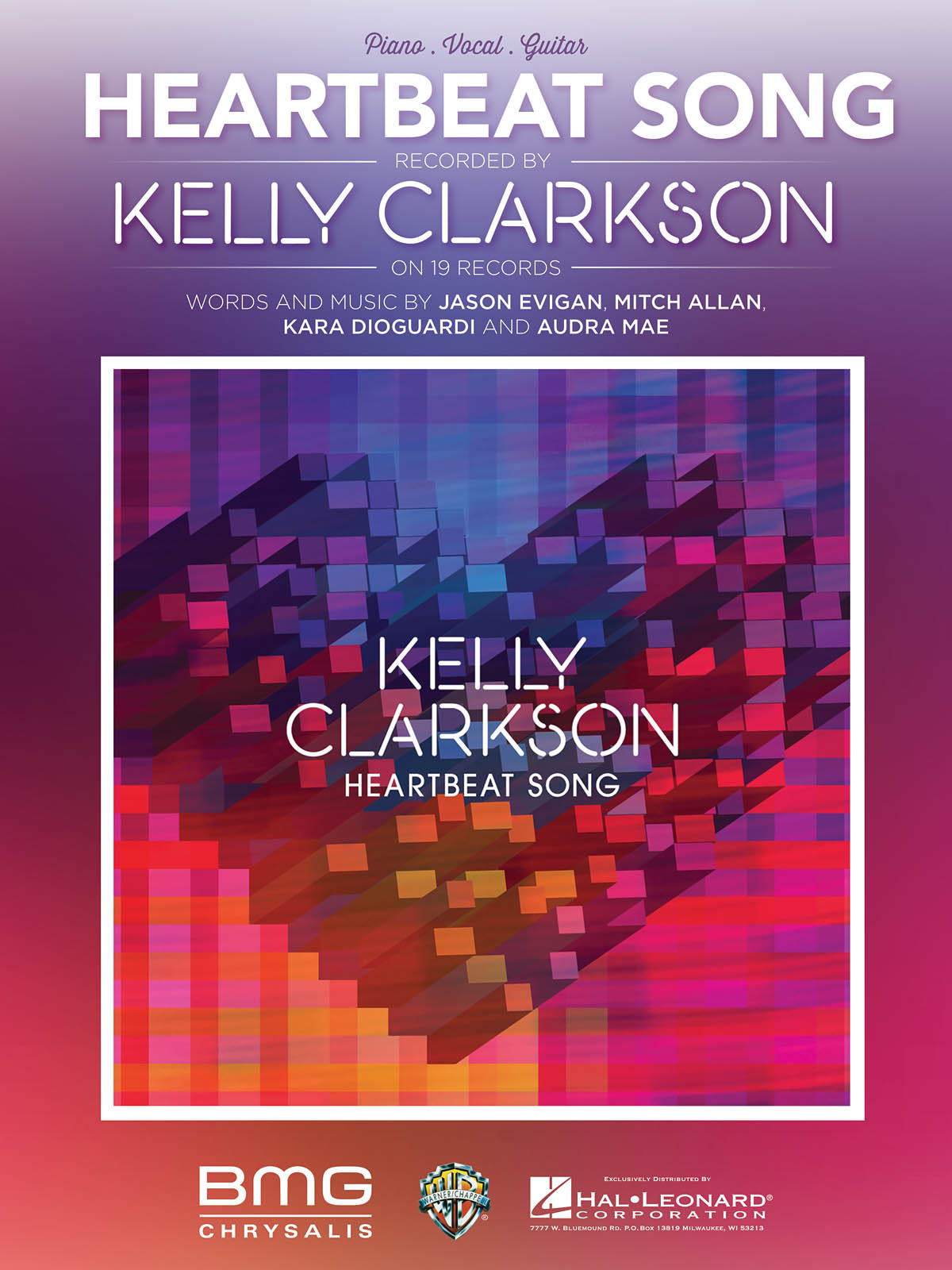 Kelly Clarkson: Heartbeat Song: Vocal and Piano: Single Sheet