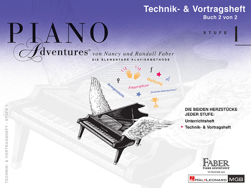 Nancy Faber Randall Faber: Piano Adventures: Technik- & Vortragsheft Stufe 1:
