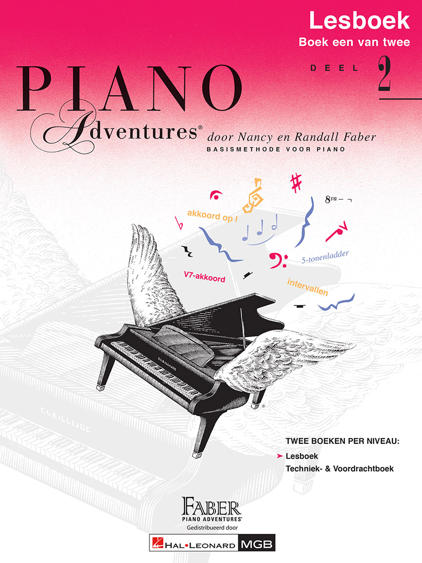 Nancy Faber Randall Faber: Piano Adventures: Lesboek Deel 2 + CD: Piano: