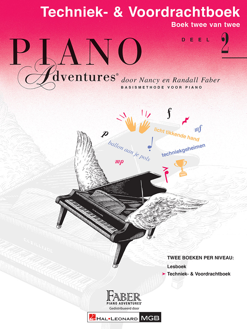 Nancy Faber Randall Faber: Piano Adventures Techniek- & Voordrachtboek Deel 2: