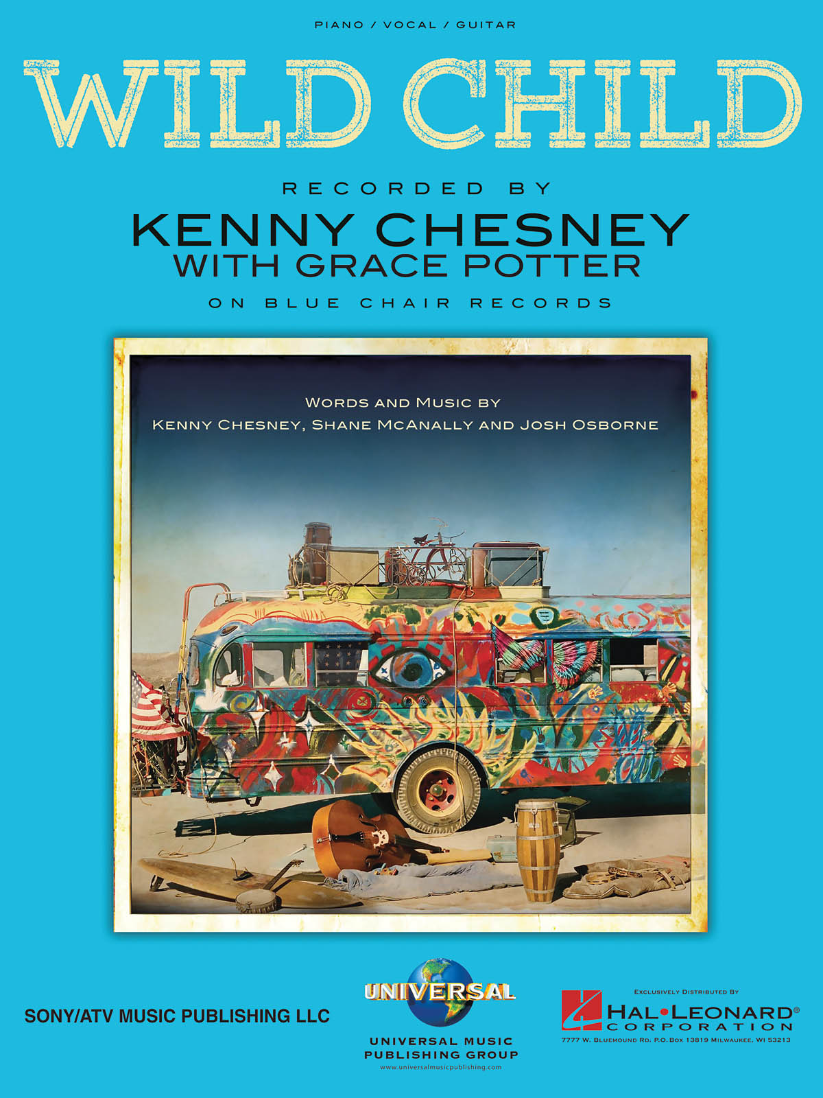 Kenny Chesney: Wild Child: Vocal and Piano: Single Sheet