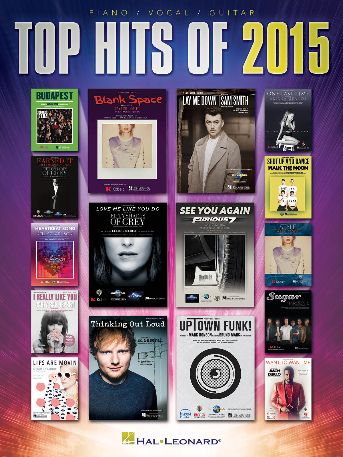 Top Hits of 2015: Piano  Vocal and Guitar: Mixed Songbook