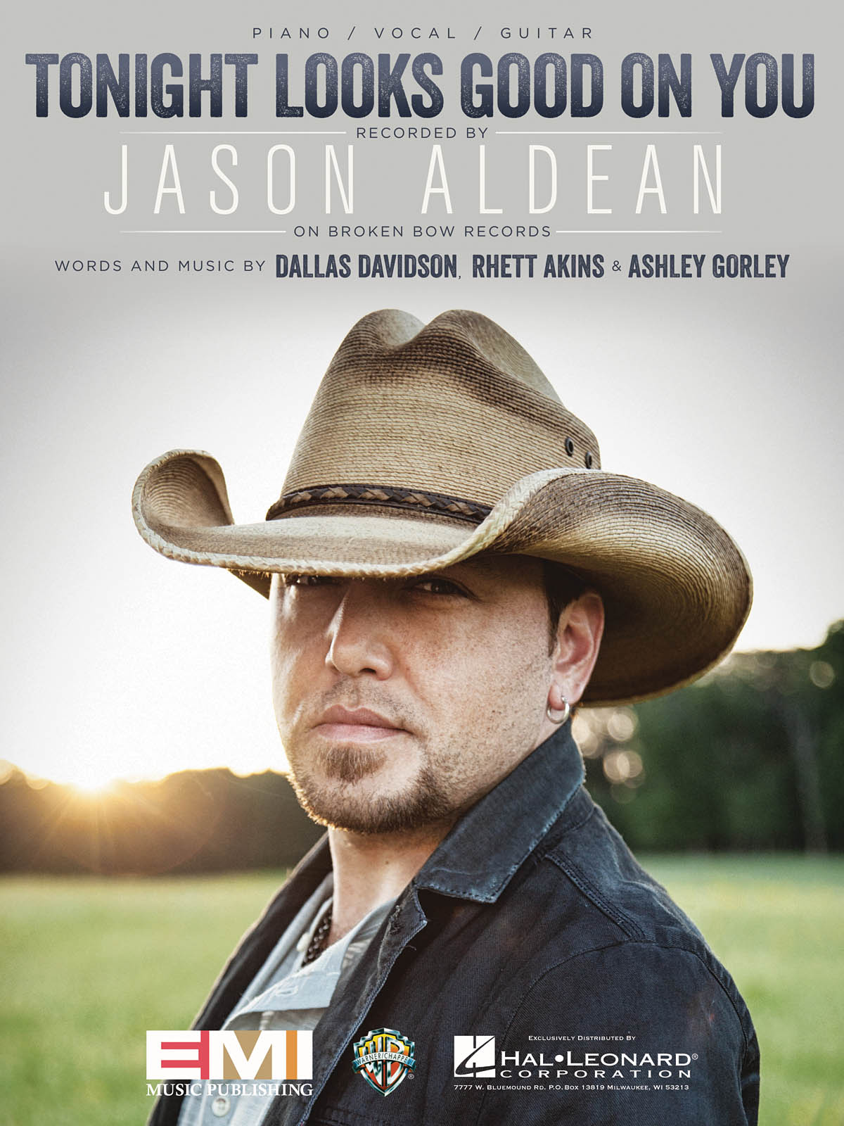 Jason Aldean: Tonight Looks Good on You: Vocal and Piano: Single Sheet