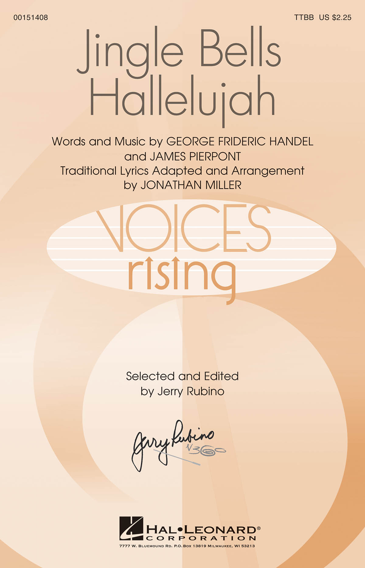 Georg Friedrich Hndel: Jingle Bells Hallelujah: Lower Voices a Cappella: Vocal
