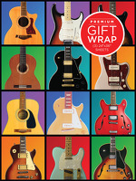 Hal Leonard Wrapping Paper - Guitar Retro Theme: Giftwrap