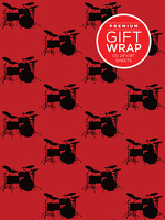 Hal Leonard Wrapping Paper - Drumset Theme: Giftwrap