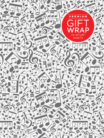 Hal Leonard Wrapping Paper - Music Notes Theme: Giftwrap
