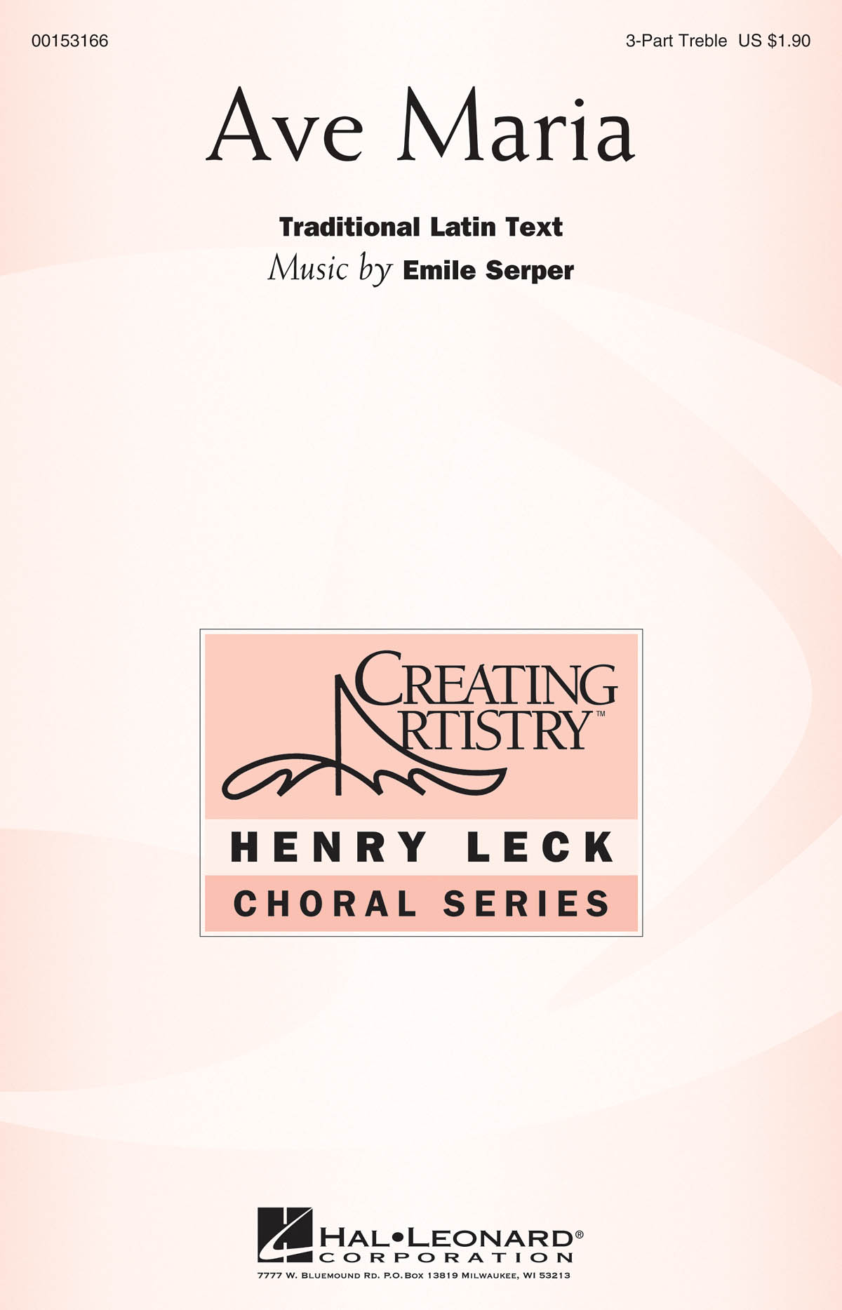 Emile Serper: Ave Maria: Upper Voices a Cappella: Vocal Score