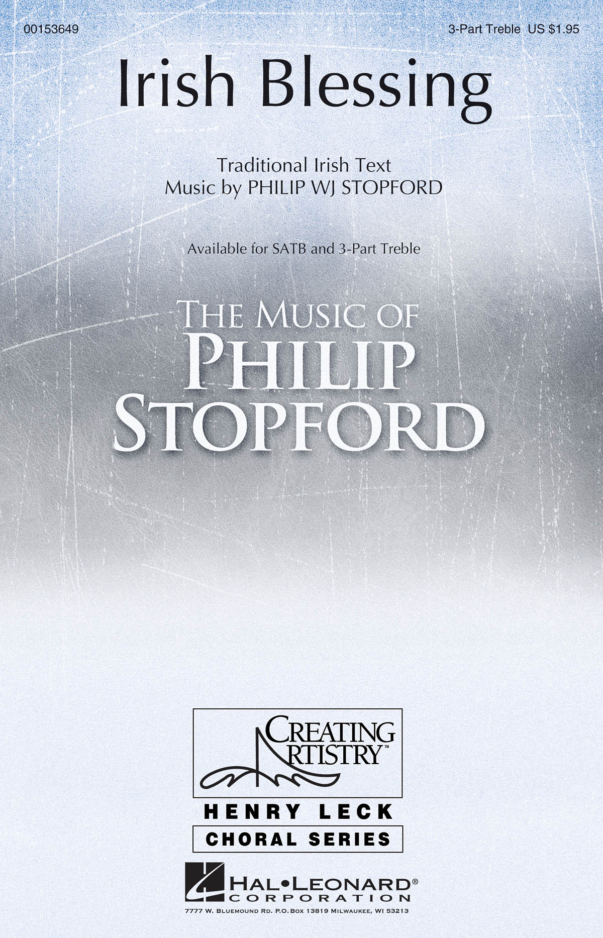Philip W. J. Stopford: Irish Blessing: Upper Voices a Cappella: Vocal Score