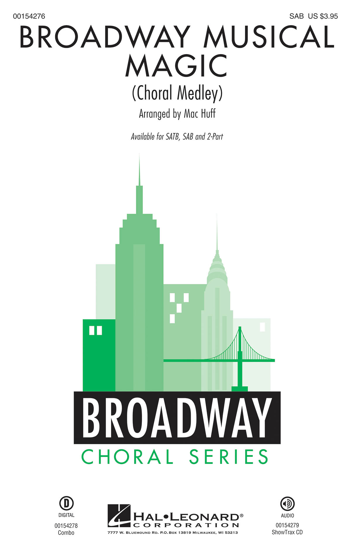 Broadway Musical Magic: Mixed Choir a Cappella: Vocal Score