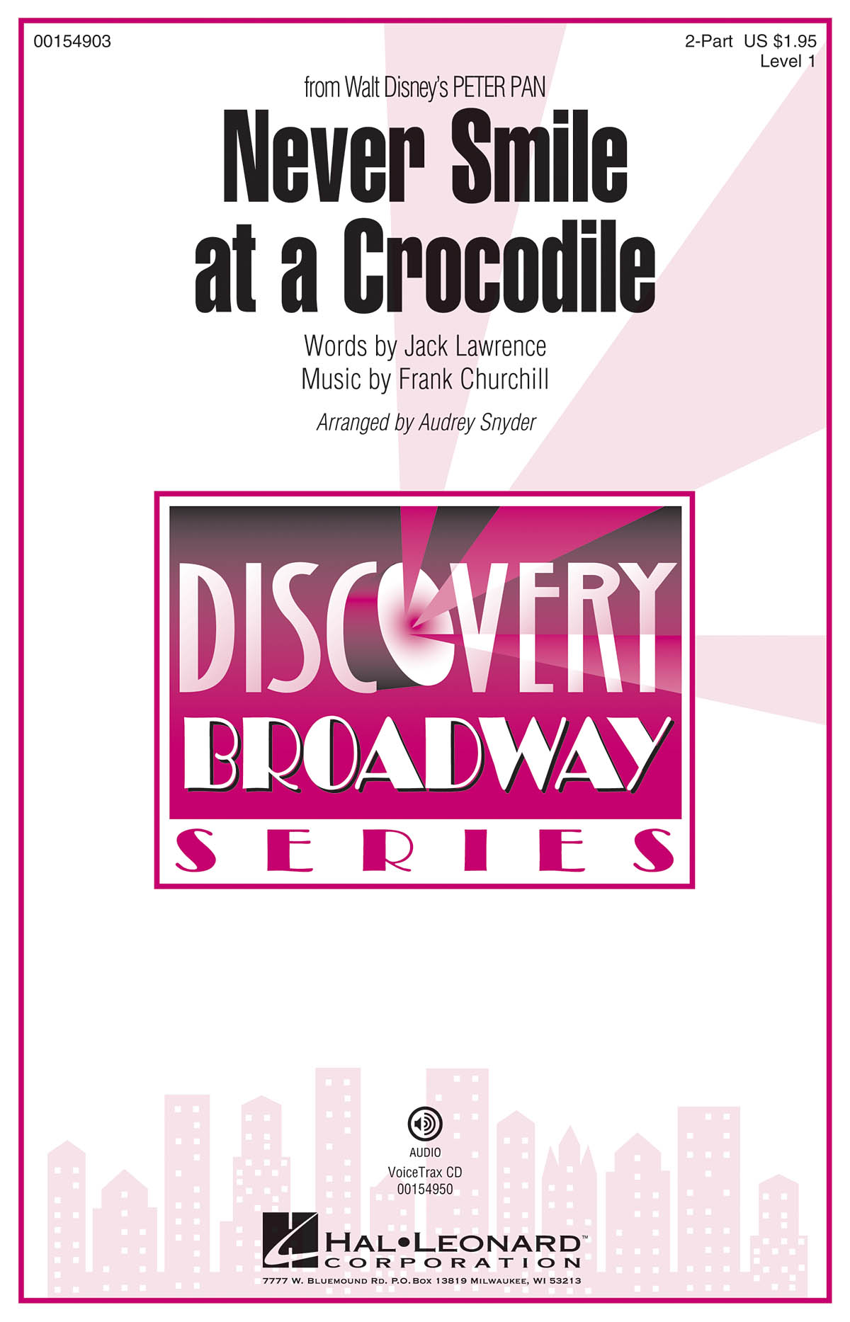 Frank Churchill: Never Smile at a Crocodile: Mixed Choir a Cappella: Vocal Score
