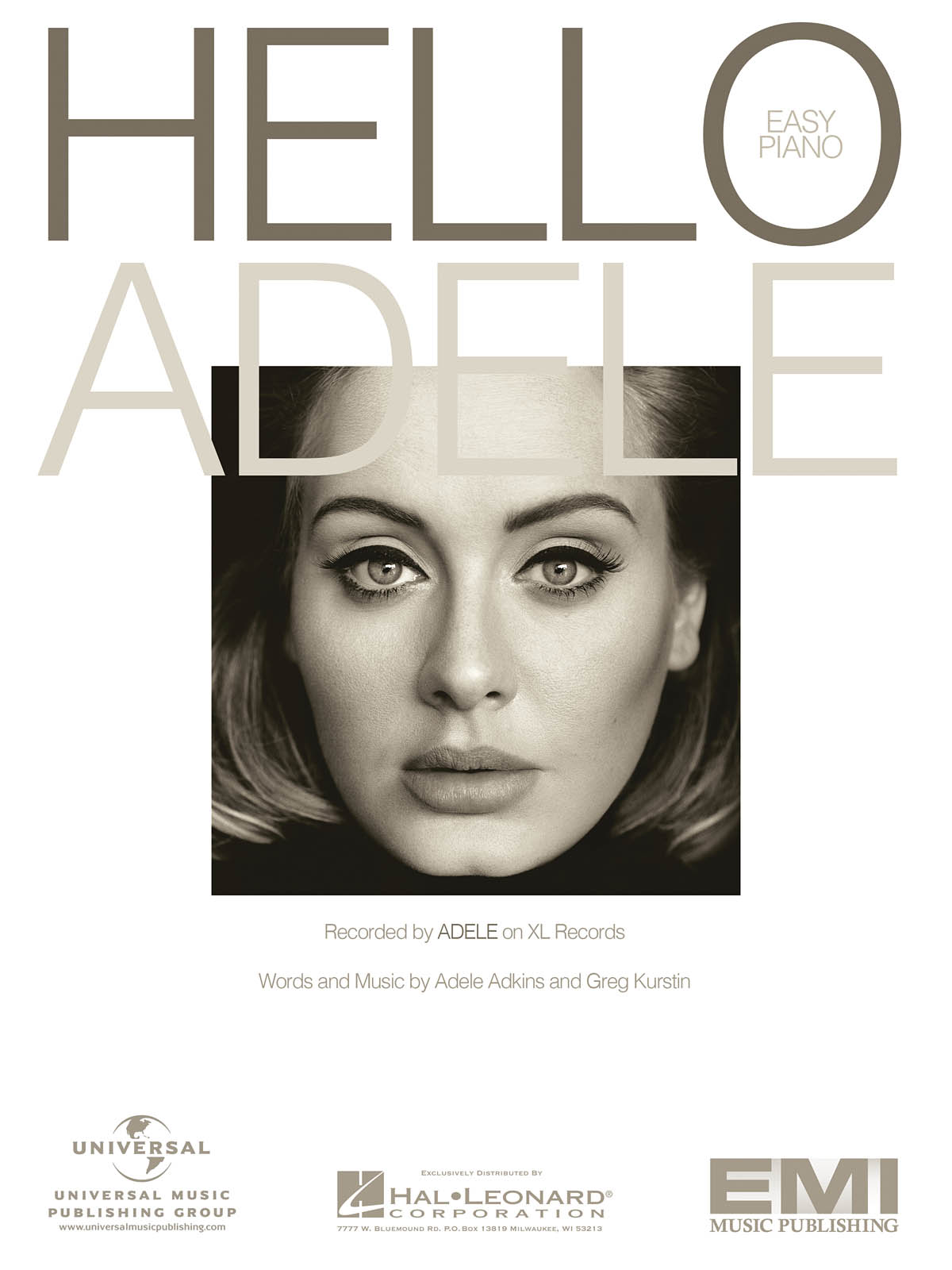 Adele: Adele: Hello (Easy Piano): Easy Piano: Single Sheet