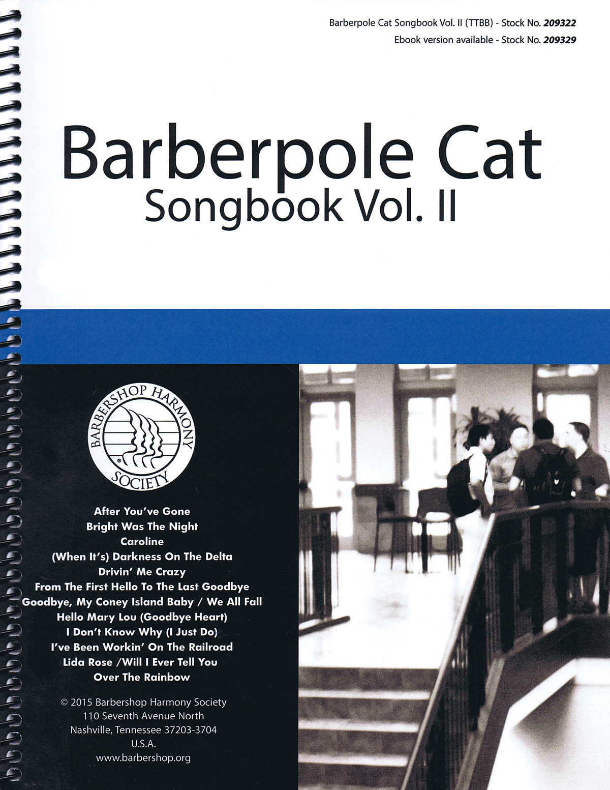 Barberpole Cat Songbook Volume 2: Lower Voices a Cappella: Vocal Score
