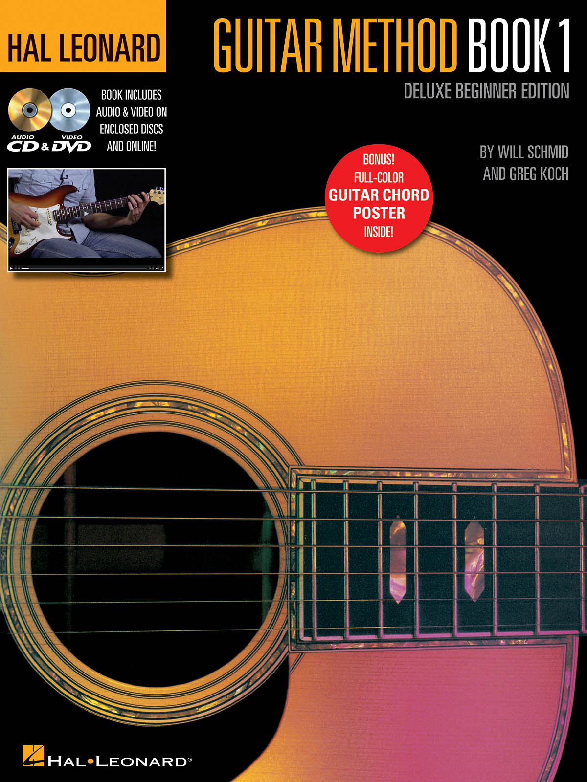 Hal Leonard Guitar Method Book 1 Deluxe: Guitar Solo: Instrumental Tutor