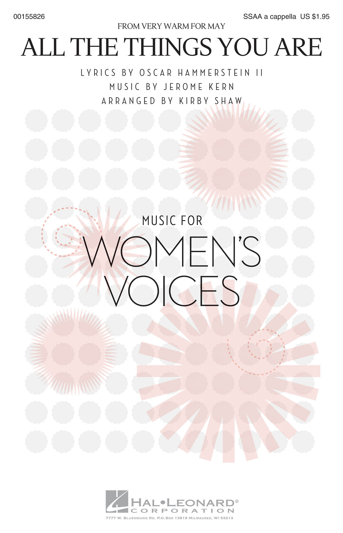 Jerome Kern: All the Things You Are: Upper Voices a Cappella: Vocal Score