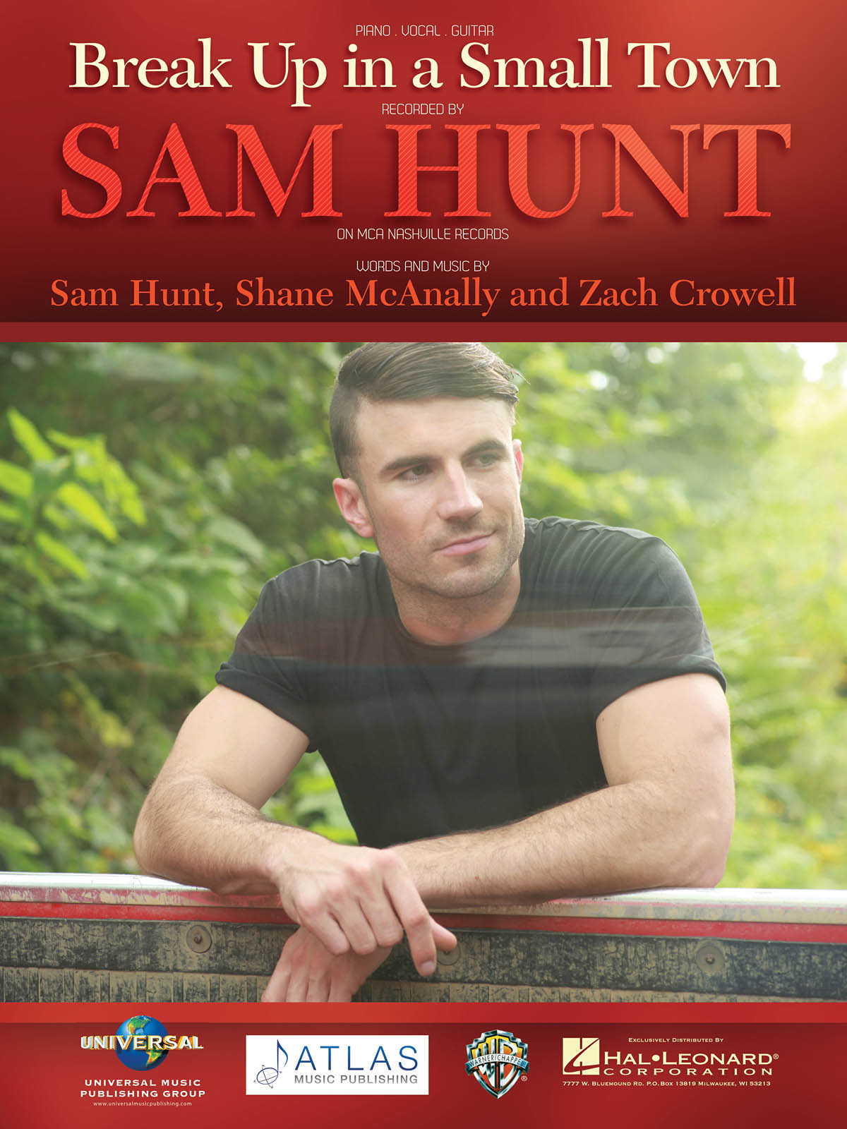 Sam Hunt: Break up in a Small Town: Vocal and Piano: Mixed Songbook