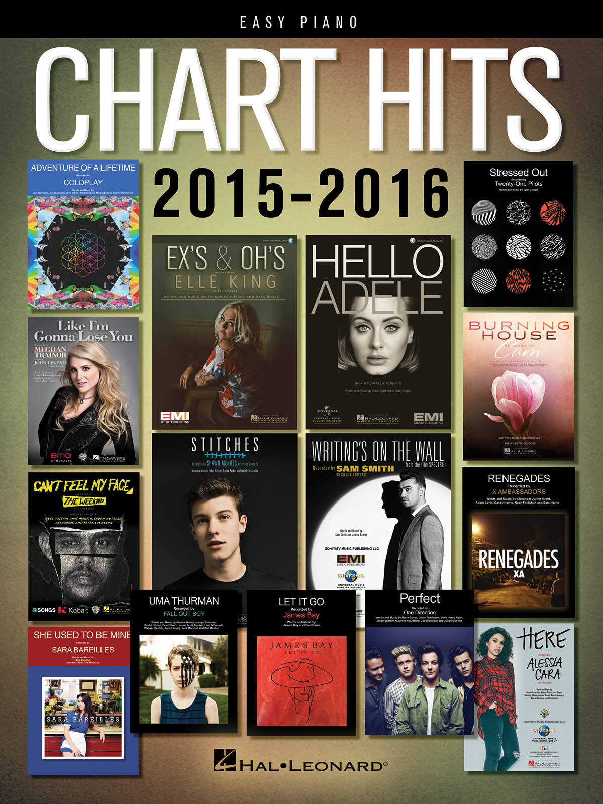 Chart Hits of 2015-2016: Easy Piano: Instrumental Album