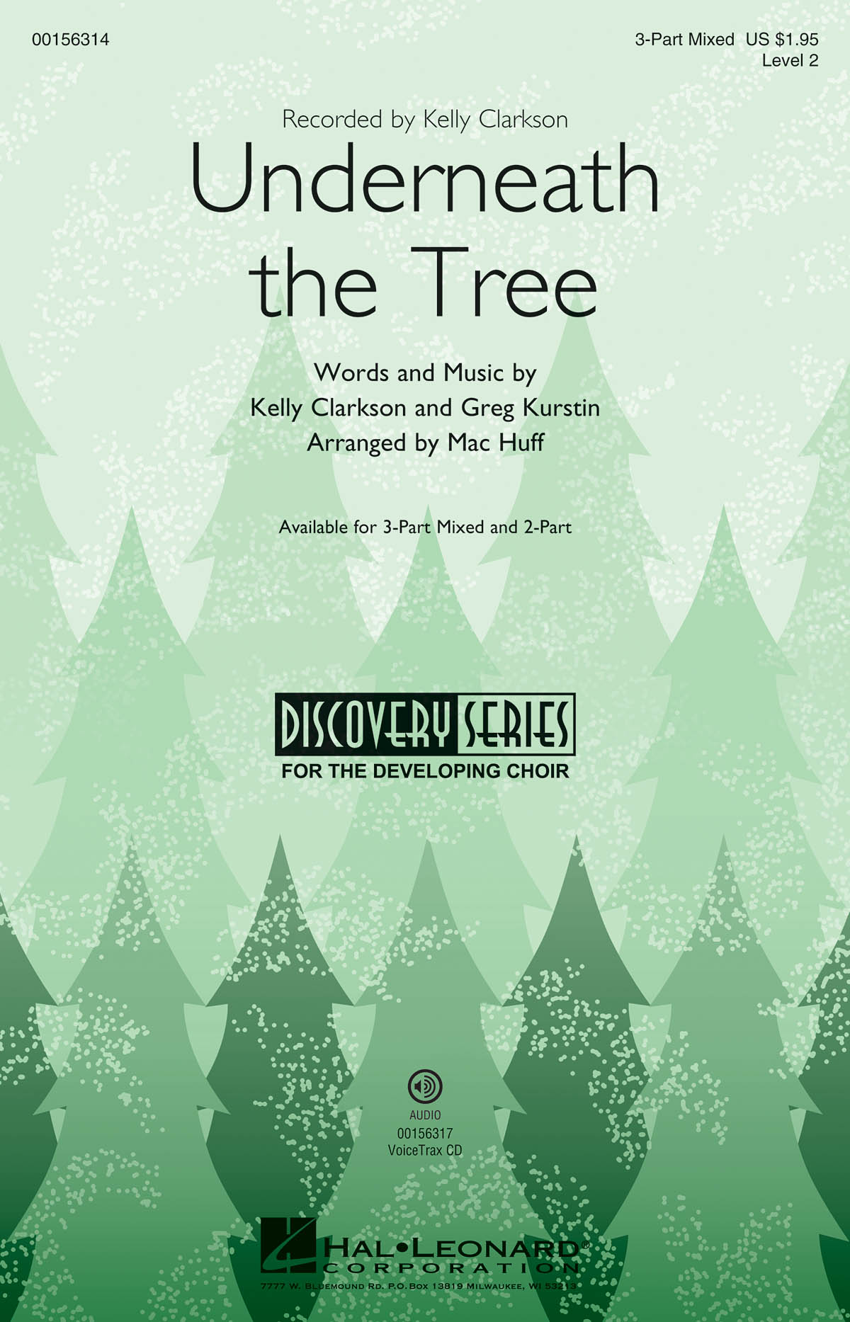 Greg Kurstin: Underneath the Tree: Mixed Choir a Cappella: Vocal Score
