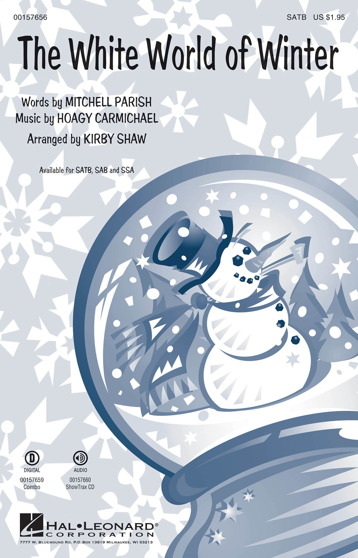 The White World of Winter: Mixed Choir a Cappella: Vocal Score