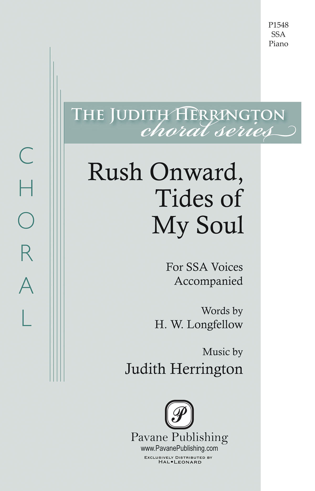 Judith Herrington: Rush Onward Tides of My Soul: Upper Voices a Cappella: Vocal