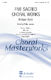 William Byrd: Five Sacred Choral Works: Mixed Choir a Cappella: Vocal Score