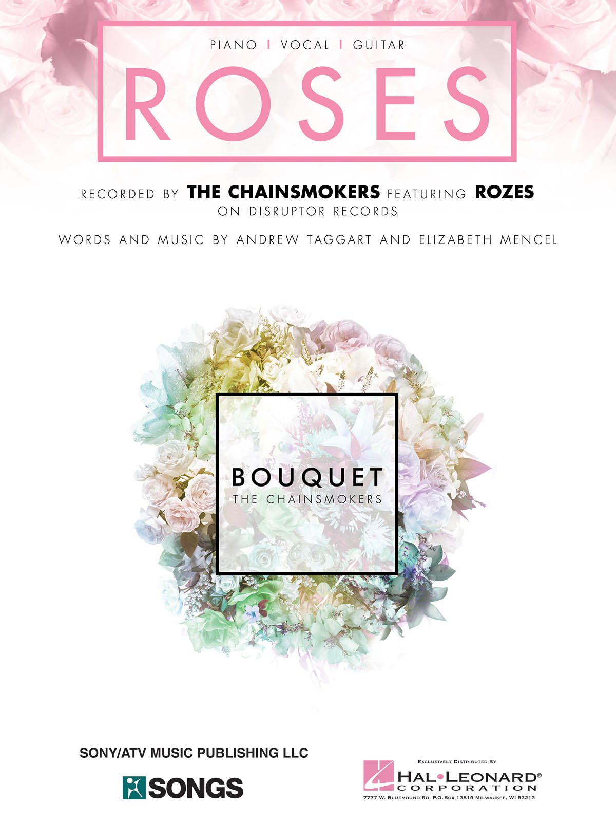 The Chainsmokers: Roses: Vocal and Piano: Single Sheet