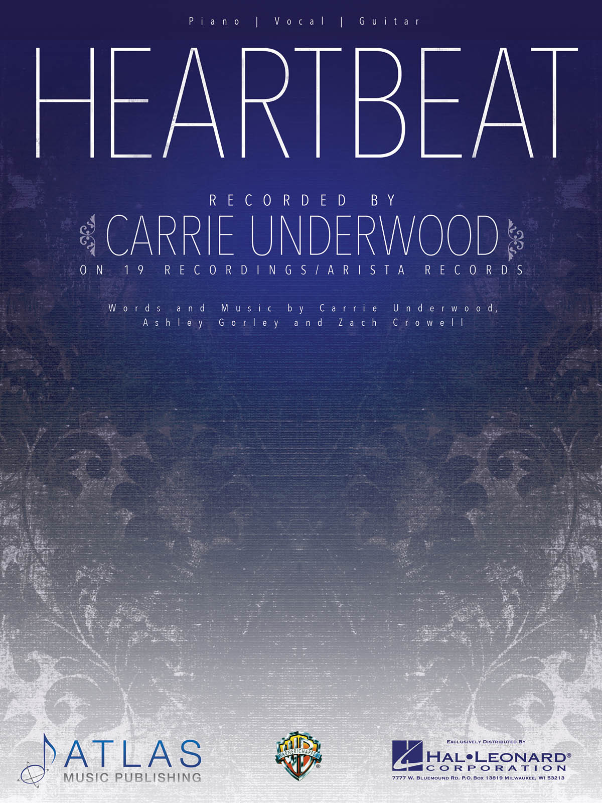 Carrie Underwood: Heartbeat: Piano  Vocal and Guitar: Single Sheet