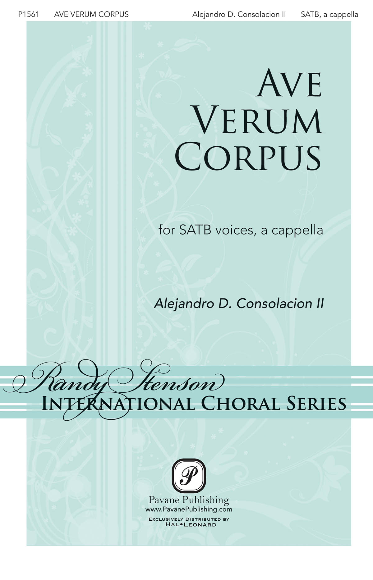 Alejandro Consolacion: Ave Verum Corpus: Mixed Choir a Cappella: Vocal Score