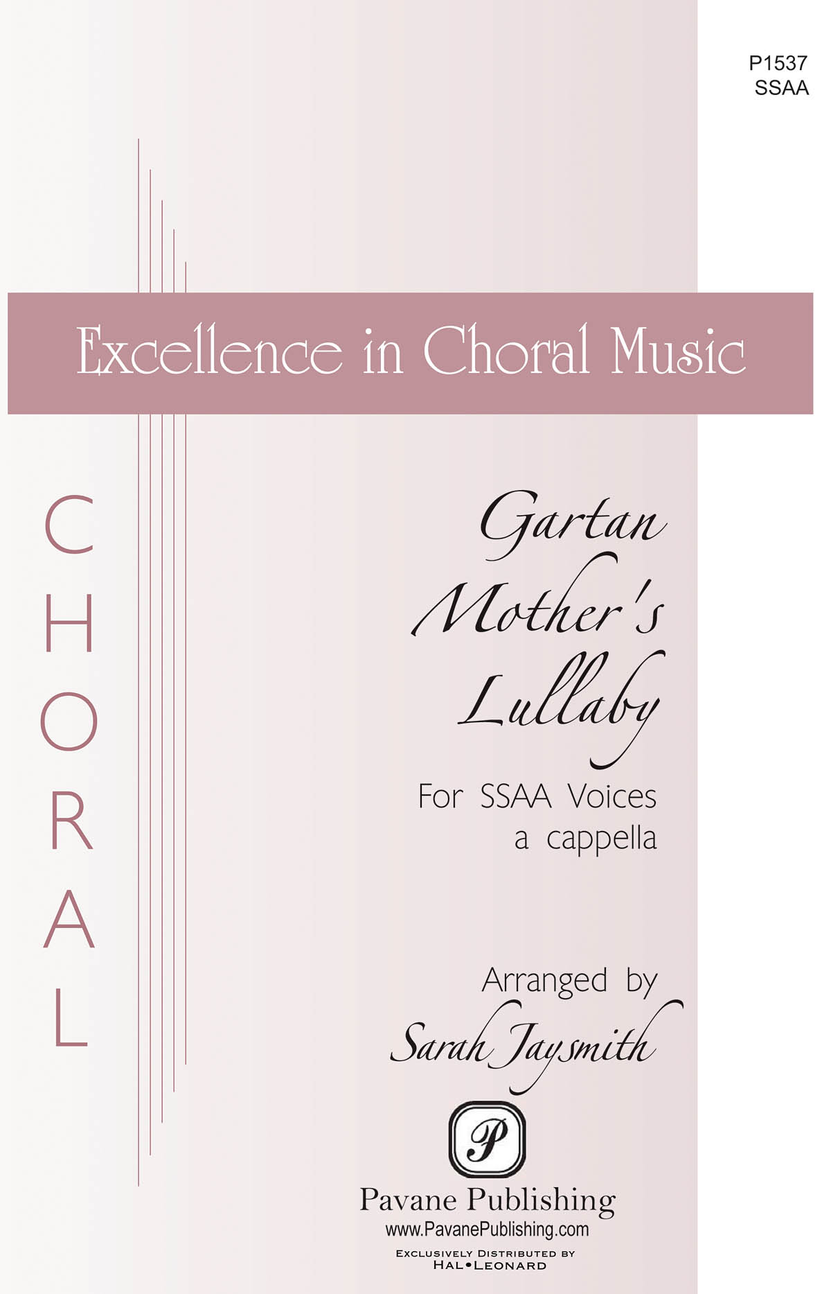 Gartan Mother's Lullaby: Upper Voices a Cappella: Vocal Score