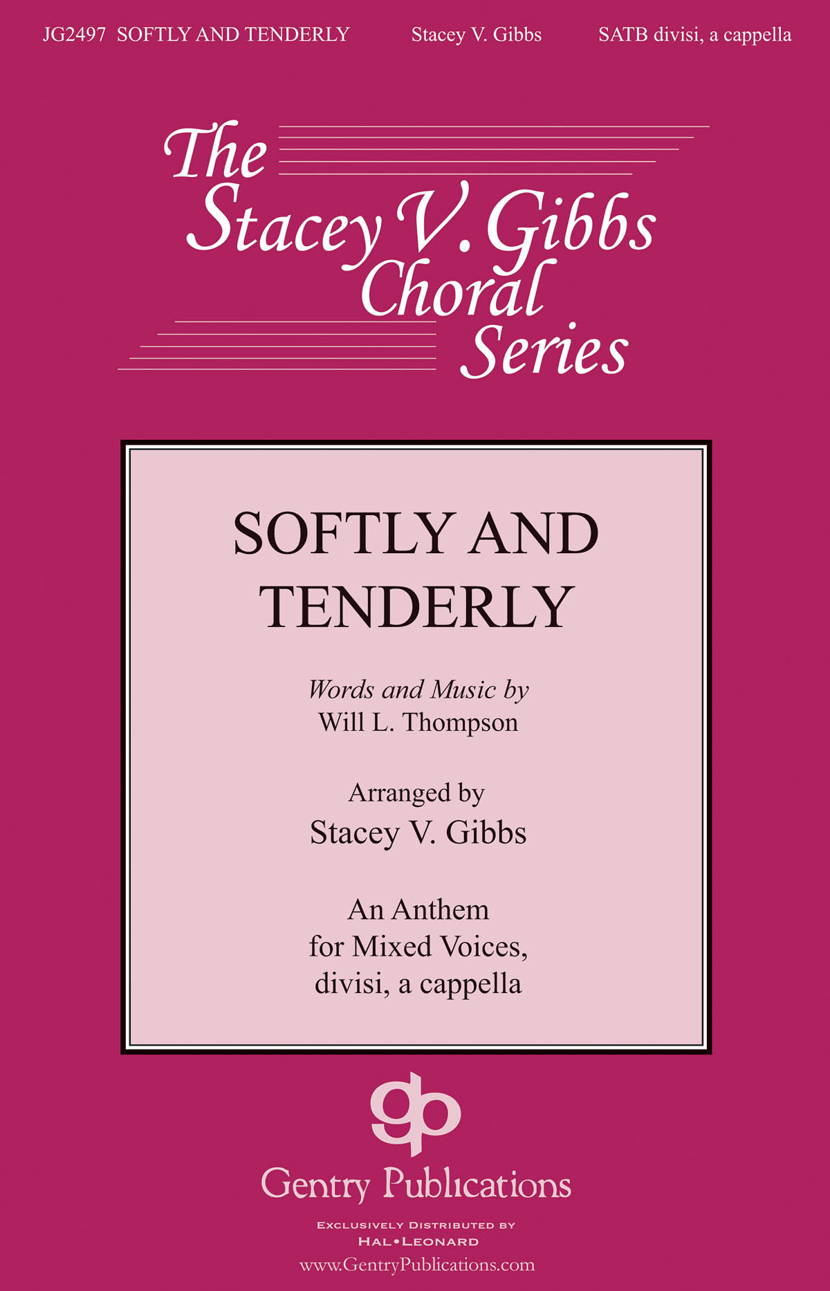 Softly and Tenderly: Mixed Choir a Cappella: Vocal Score