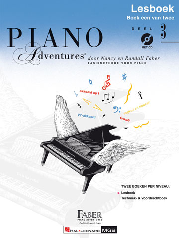 Nancy Faber Randall Faber: Piano Adventures: Lesboek Deel 3 +CD: Piano:
