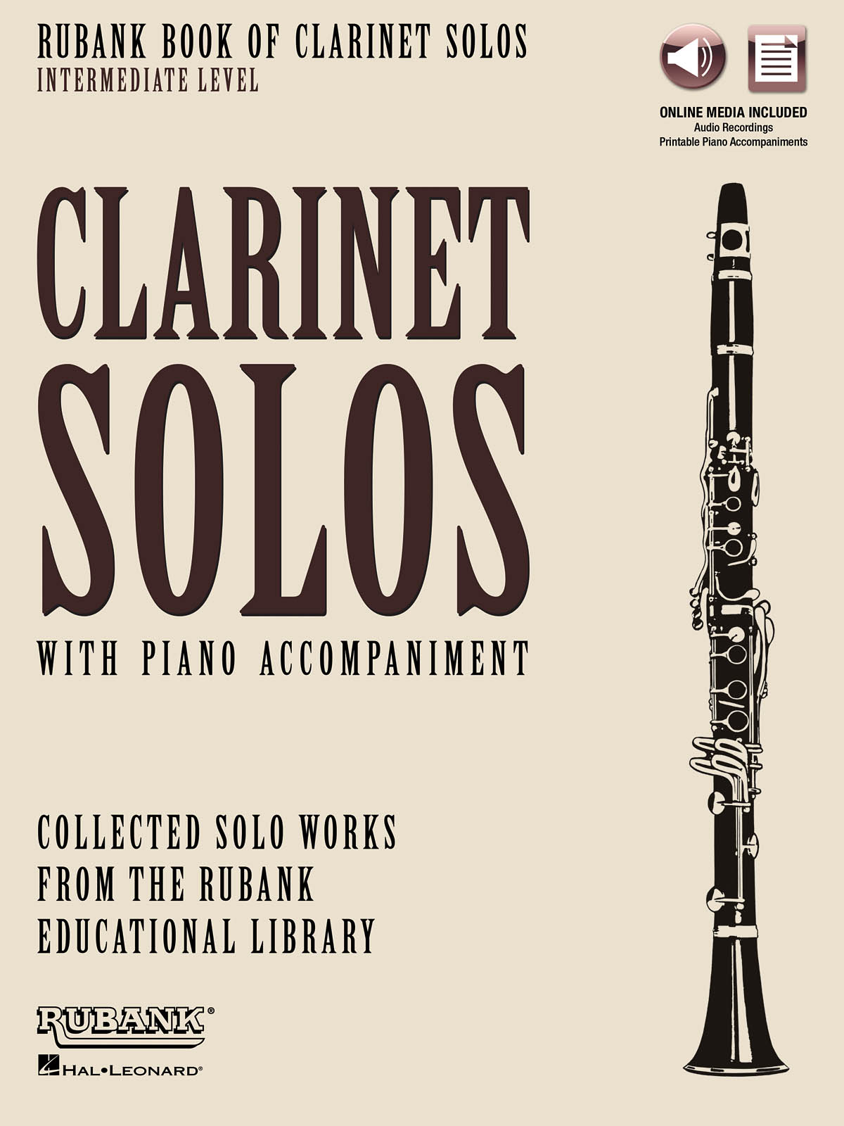 Rubank Book of Clarinet Solos - Intermediate Level: Clarinet Solo: Instrumental