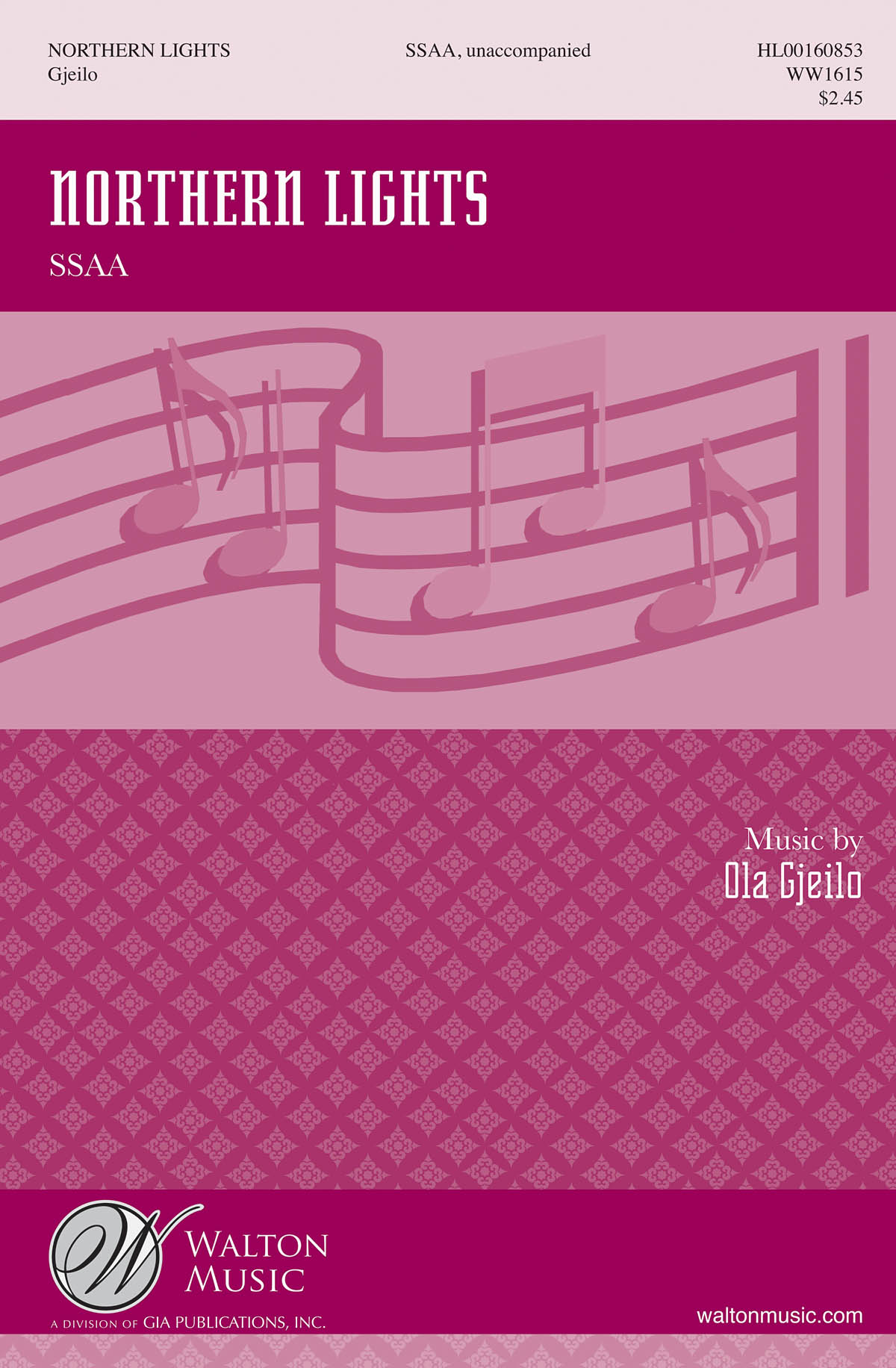 Ola Gjeilo: Northern Lights (SSAA): Upper Voices a Cappella: Vocal Score