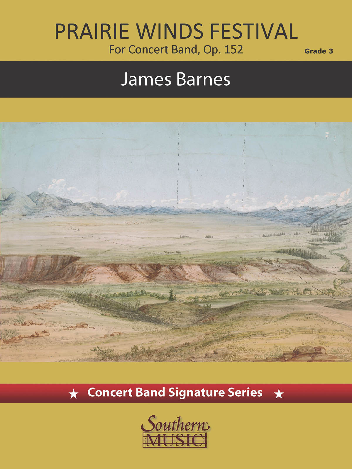 James Barnes: Prairie Winds Festival: Concert Band: Score
