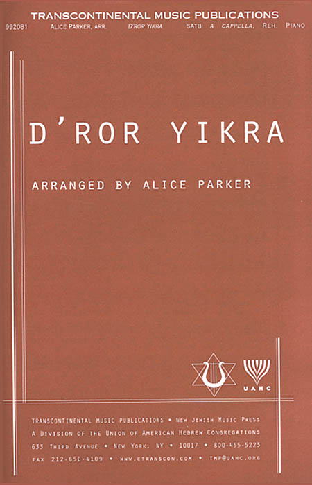 D'ror Yikra: Mixed Choir a Cappella: Vocal Score