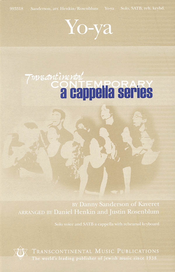 Danny Sanderson: Yo-ya: Mixed Choir a Cappella: Vocal Score