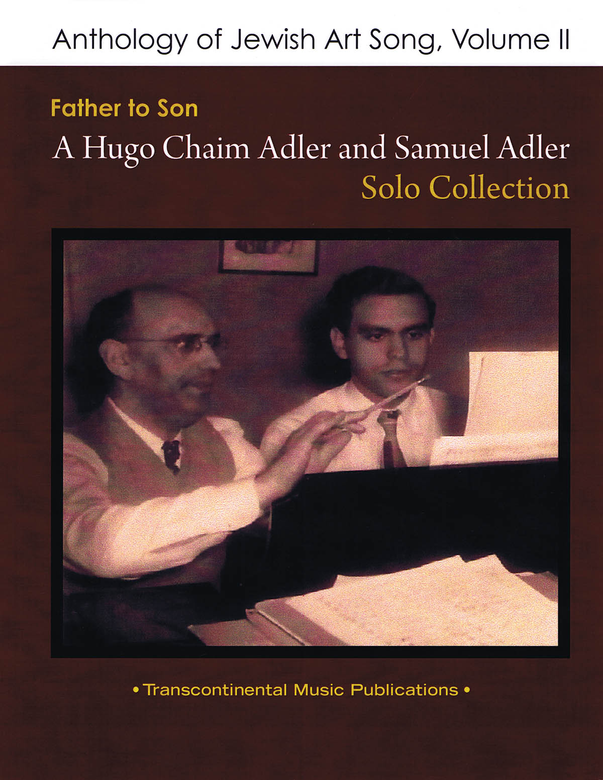 Samuel Adler: Anthology of Jewish Art Song  Vol. 2: Vocal and Piano: Vocal