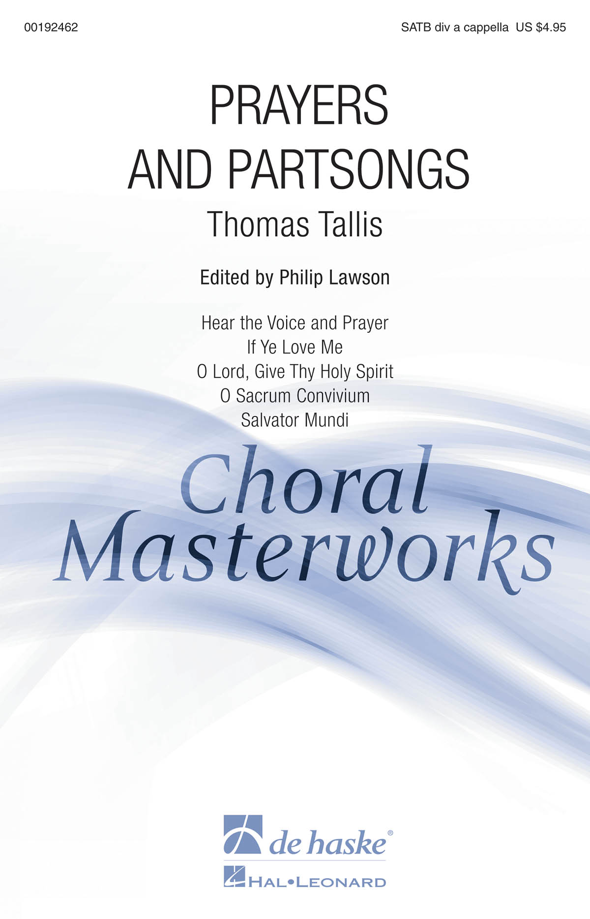 Thomas Tallis: Prayers And Partsongs: Mixed Choir a Cappella: Vocal Score