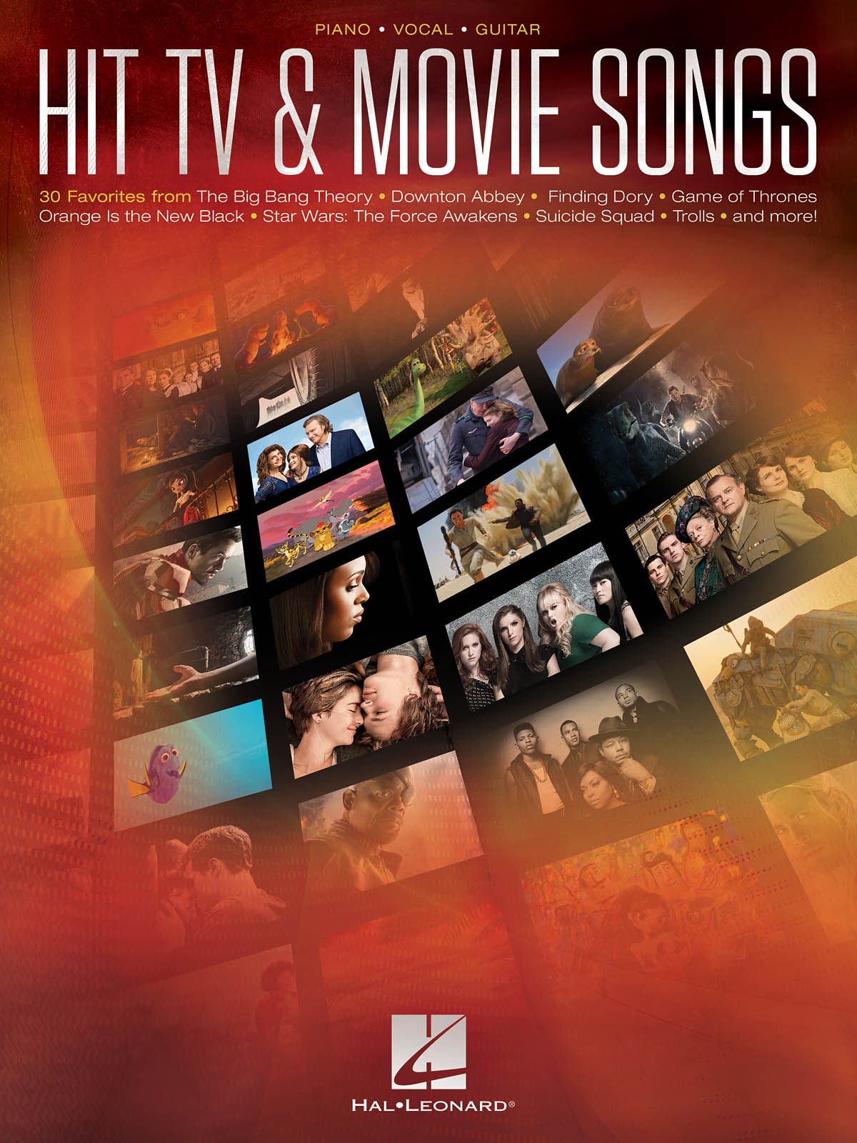 Hit TV & Movie Songs: Piano  Vocal and Guitar: Mixed Songbook
