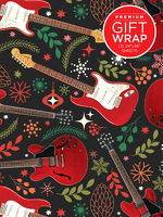 Hal Leonard Wrapping Paper - Red Guitar Theme: Giftwrap