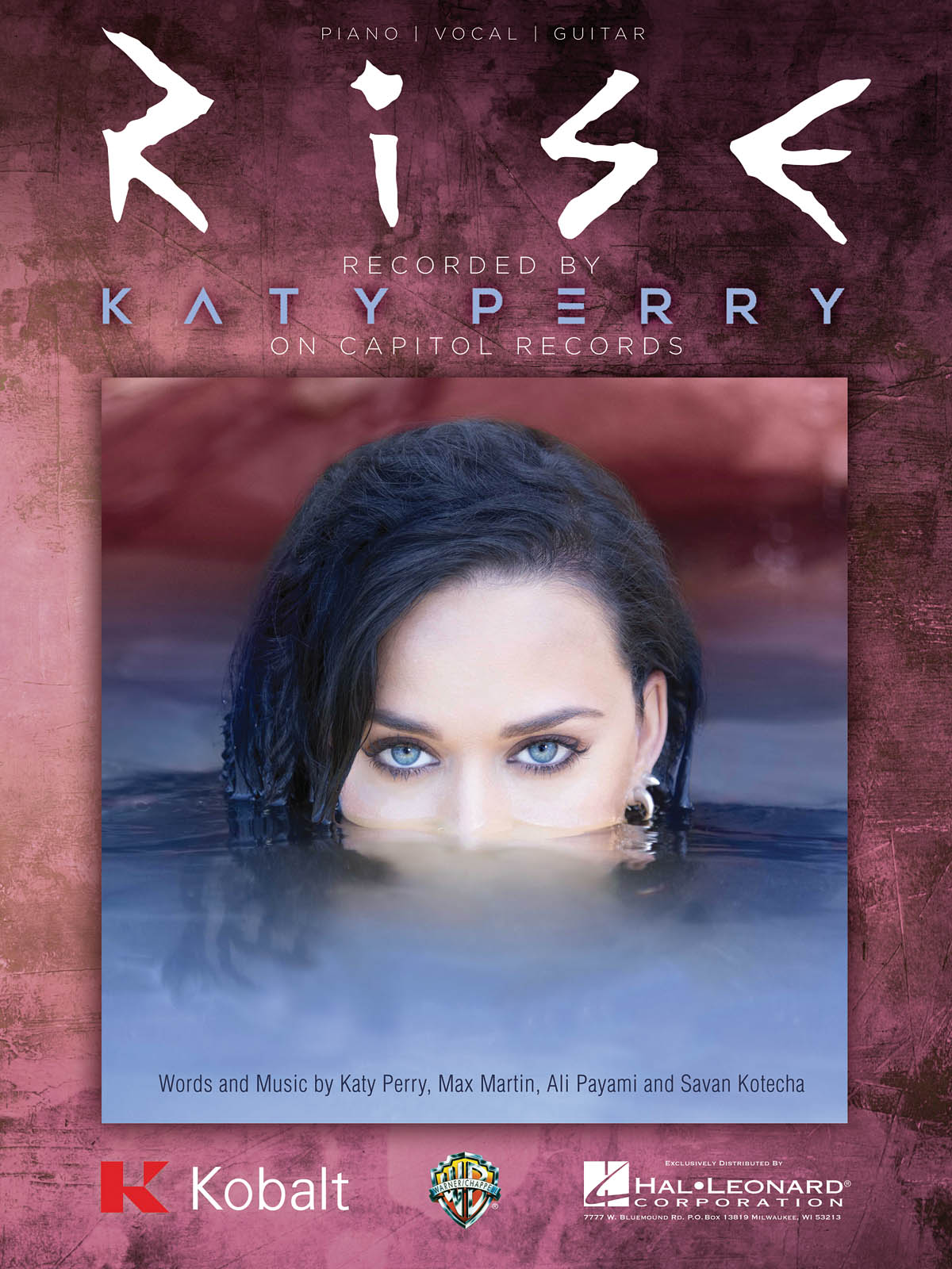 Katy Perry: Rise: Piano  Vocal and Guitar: Single Sheet