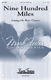 Nine Hundred Miles: Mixed Choir and Accomp.: Vocal Score