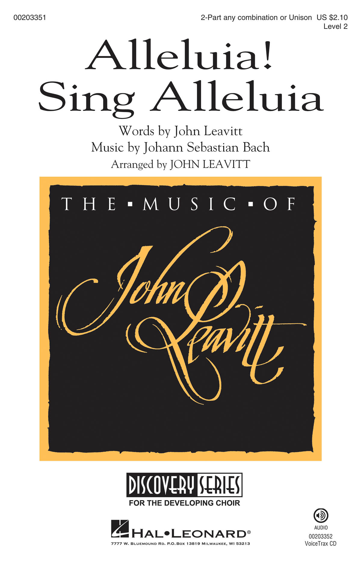 Johann Sebastian Bach: Alleluia! Sing Alleluia: Mixed Choir a Cappella: Vocal
