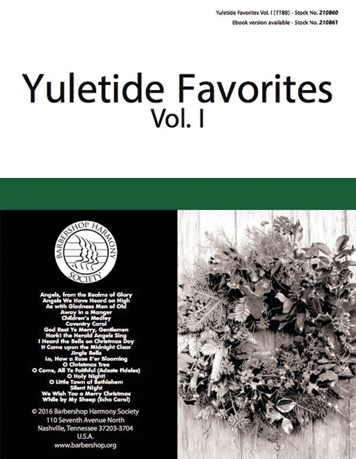 Yuletide Favorites: Lower Voices a Cappella: Vocal Score