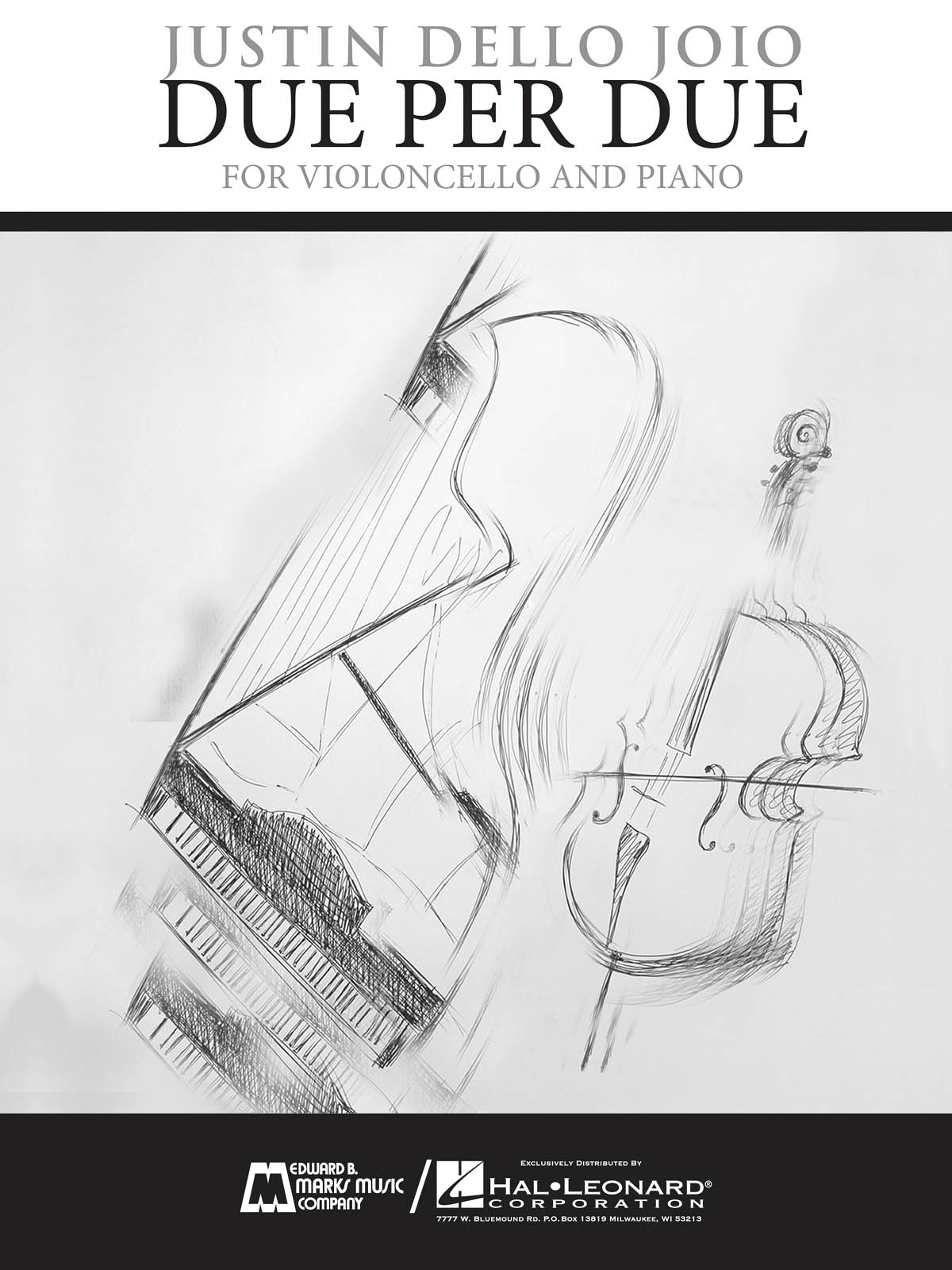 Justin Dello Joio: Due Per Due: Cello and Accomp.: Score and Parts